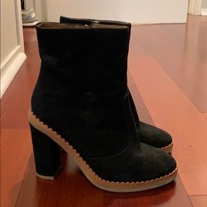See by Chloe boots with scallop trim